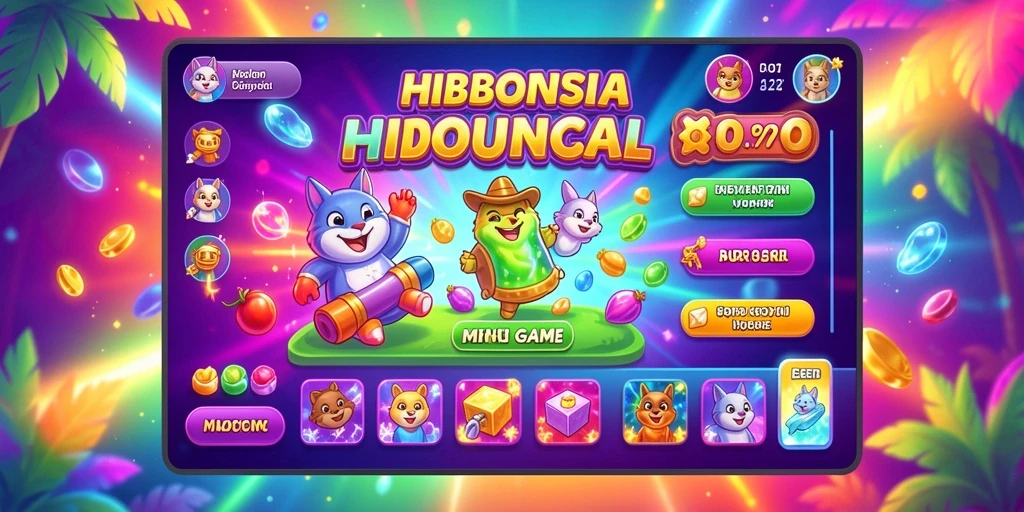 Screenshot menampilkan antarmuka permainan yang menarik dan modern.