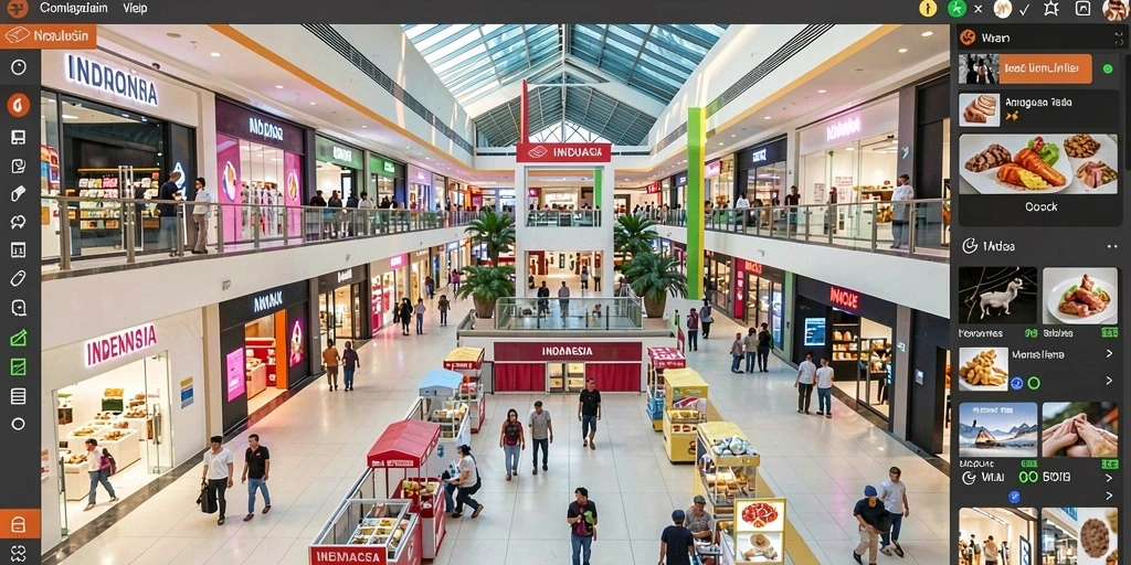 Tampilan menu utama yang intuitif dan menarik.