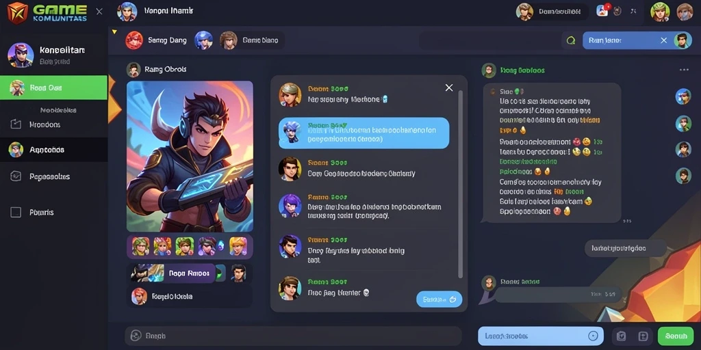 Screenshot menunjukkan halaman utama dengan pilihan permainan.