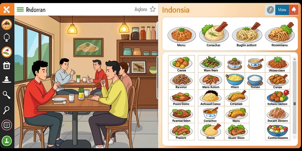 Tampilan utama permainan dengan grafis yang menarik.