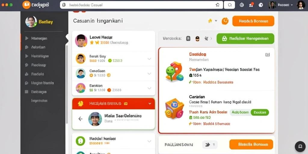 Tampilan antarmuka yang user-friendly dan menarik.